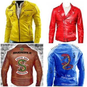 4 Jackets Deal Of Slimfit Leather Jackets