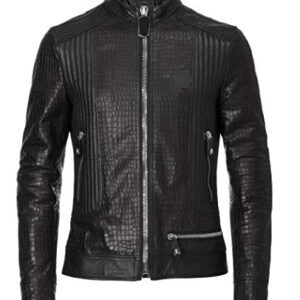 New Black Leather jacket for men
